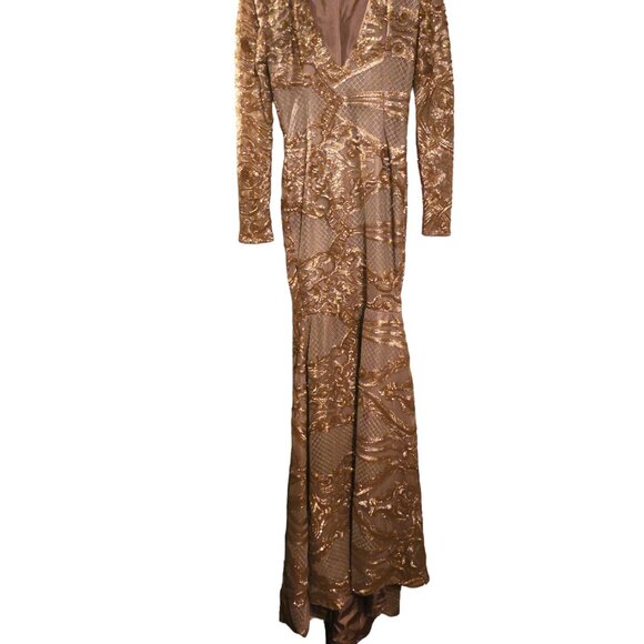 HANDMADE CUSTOM GLITTER GOWN